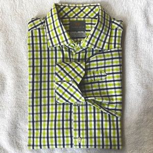Thomas Dean XL casual button down with flip cuffs